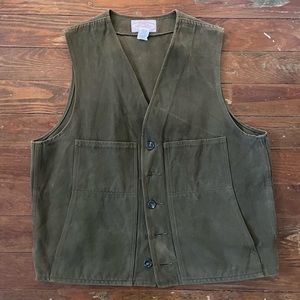 Vintage Filson Cotton Field Vest. Size 46. Measurements upon request.